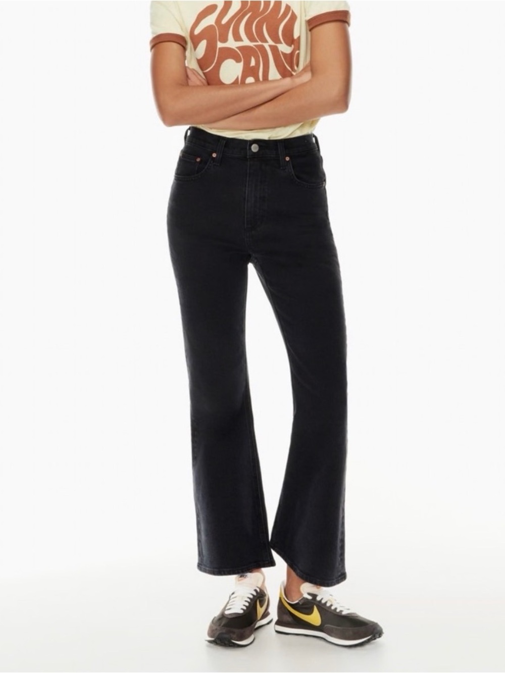 Denim Forum The Twiggy High Rise Flare 28 size 25